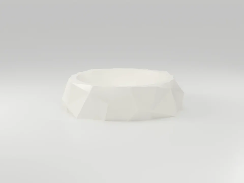 Show: The antimicrobial feeding bowl, seen from the side