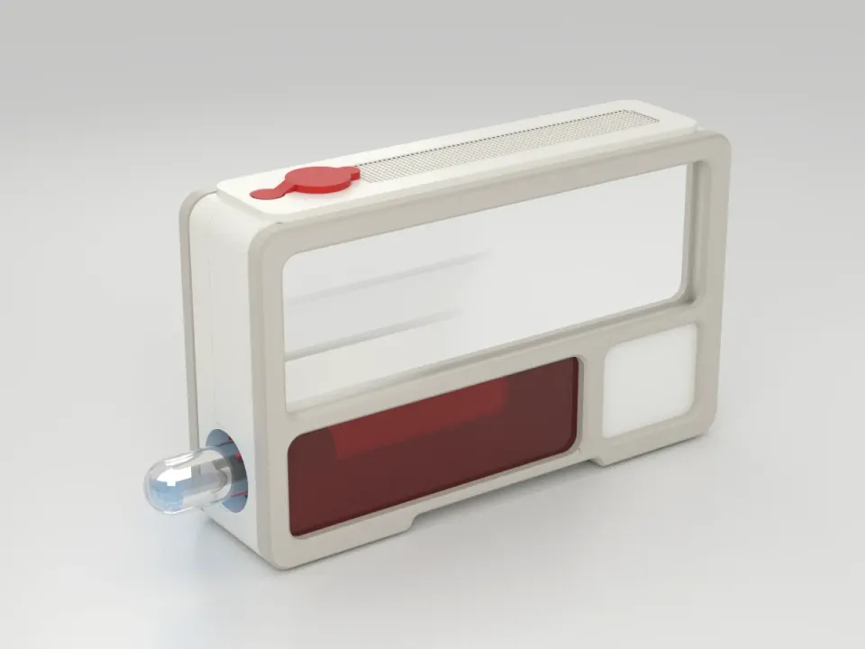 Show: The AntHome with a test tube in place