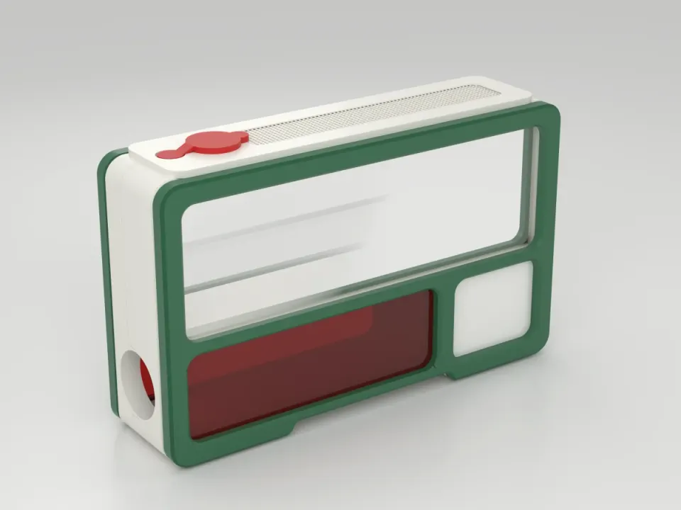 The AntHome with forest green bezels