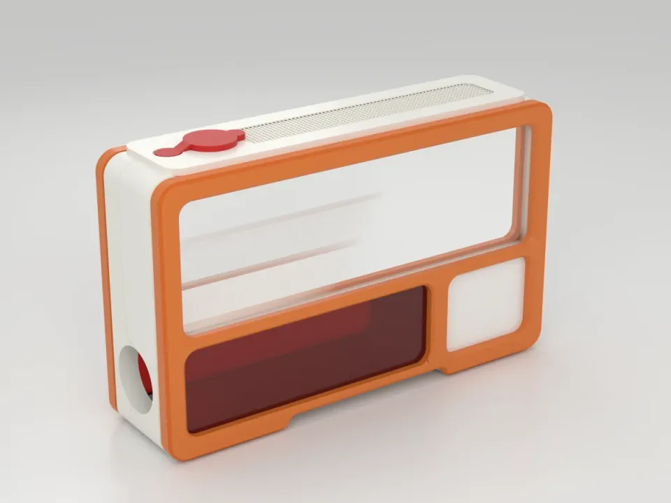 The AntHome with sunset orange bezels