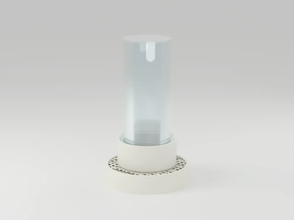 Show: The AntKit water feeder from the side