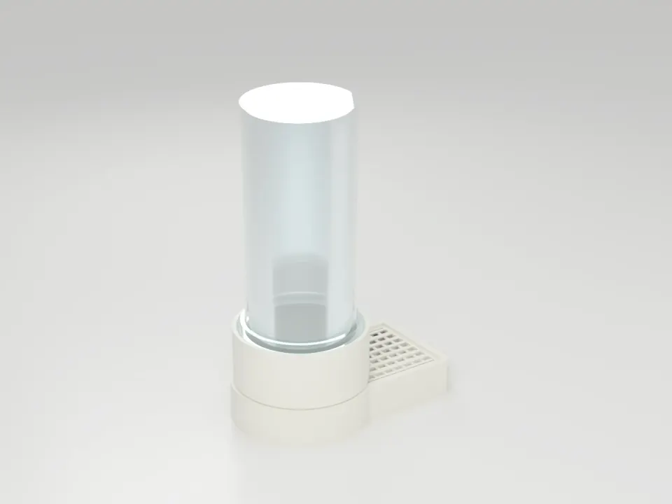 Show: The AntKit water feeder with a single ramp