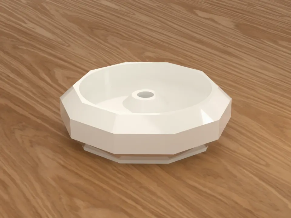 The Ceramic Arena base, seen from the front corner